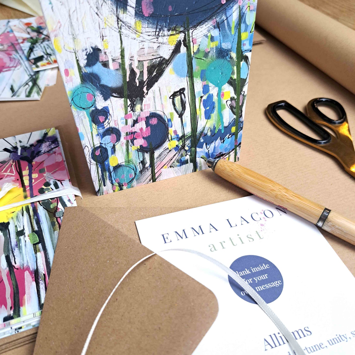 Cheerful flowers - card bundle