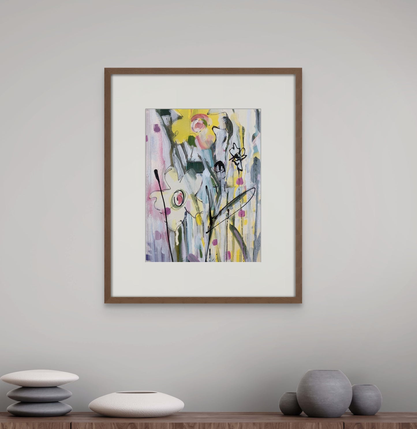 Buttercups with pink flowers 2