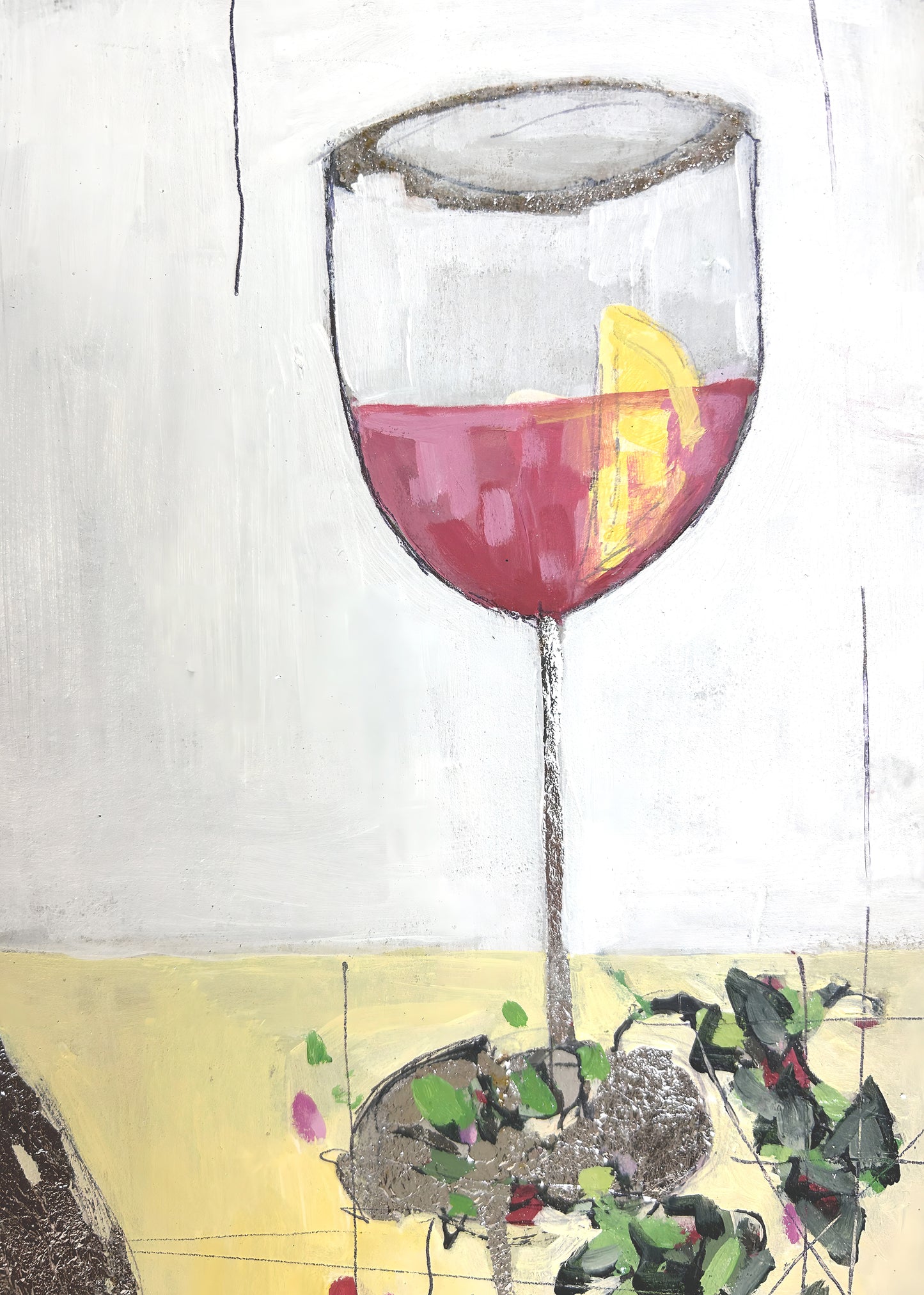 Mulled wine and Holly