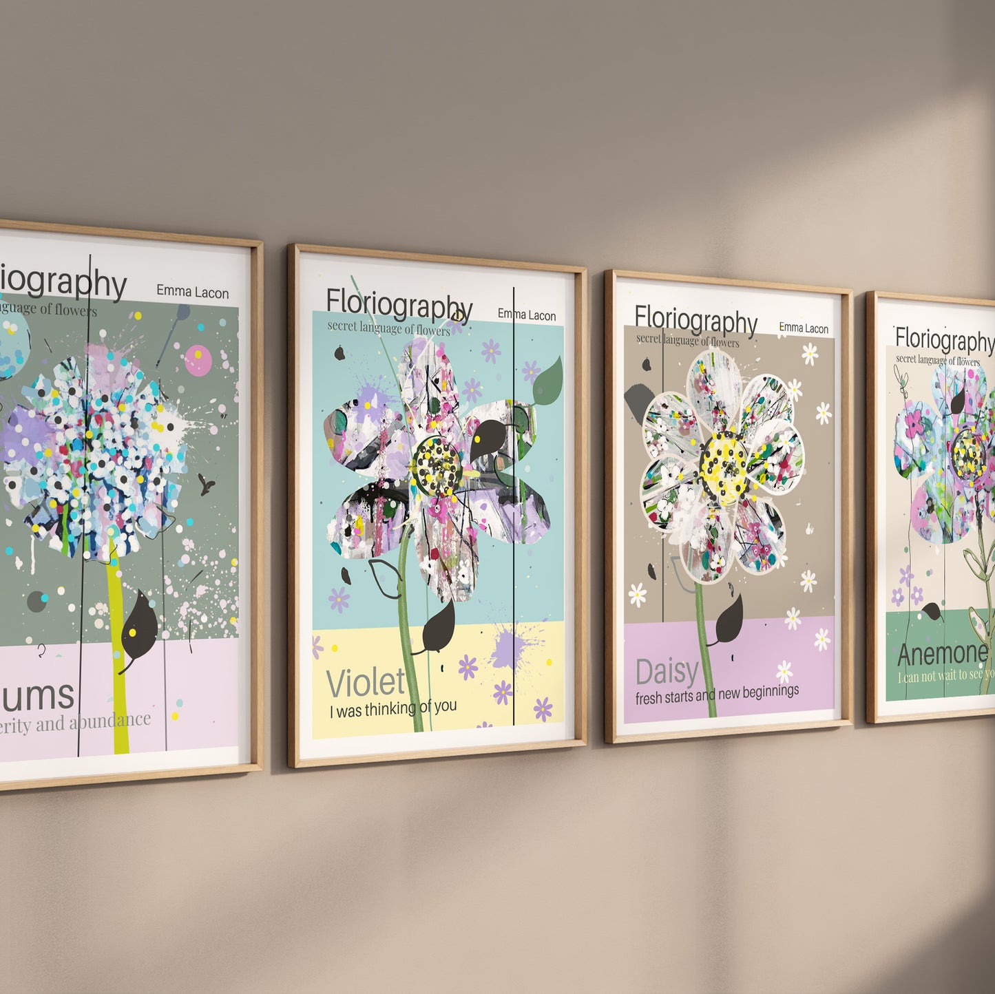 Floriography posters Wholesale