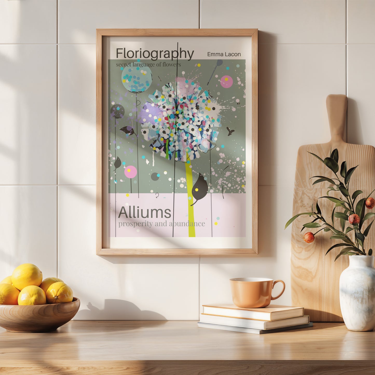 Allium Floriography poster