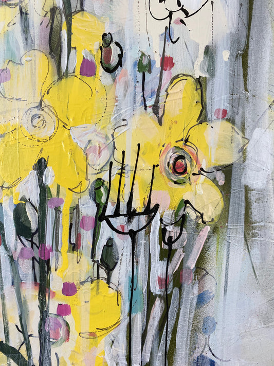 Buttercups with pink flowers 1