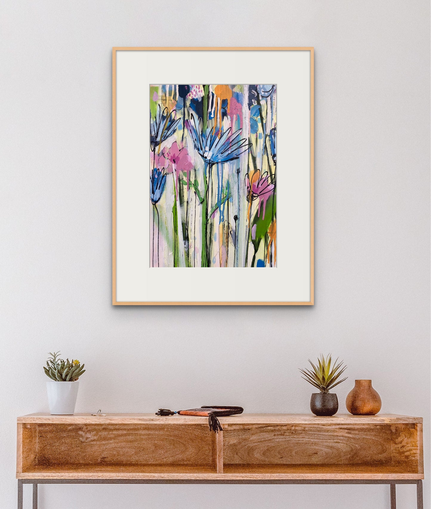 Cornflowers and nasturtiums 2