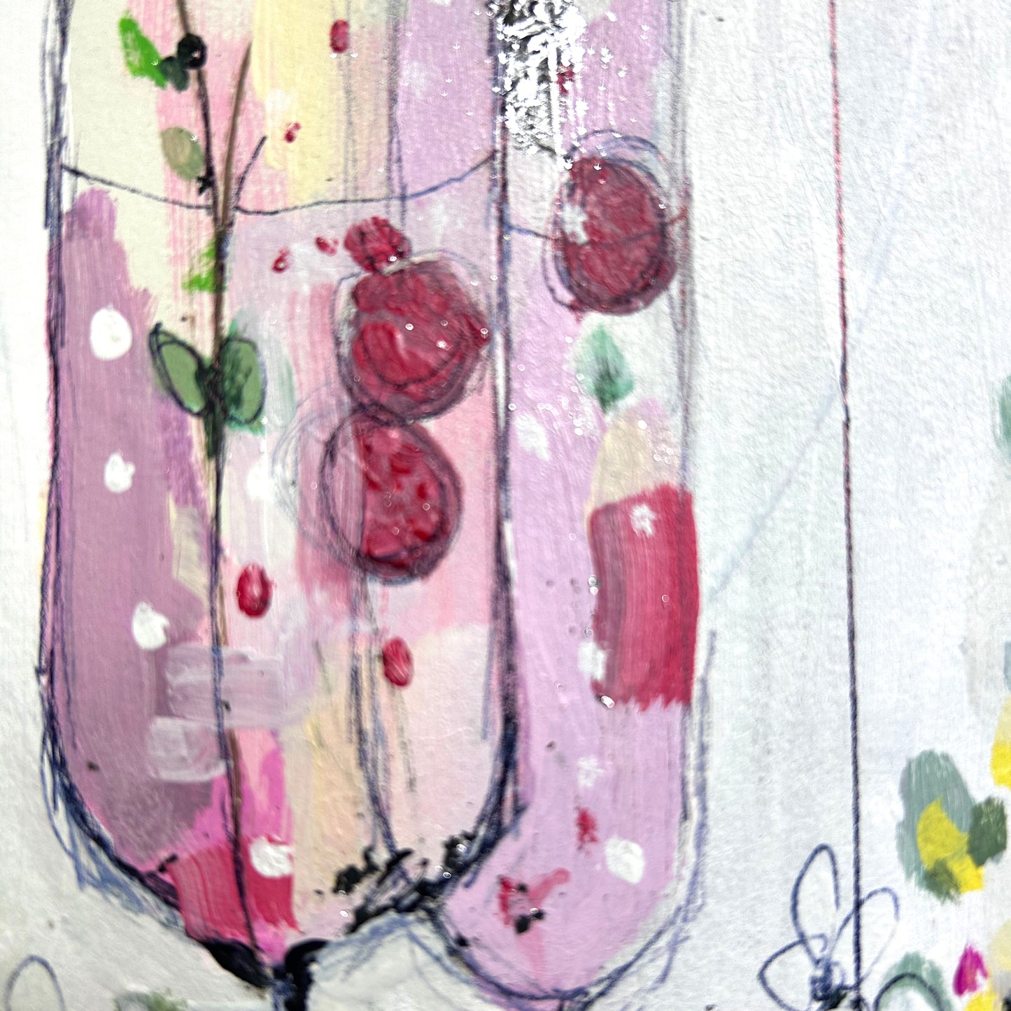 Champagne Cocktails and Spring garlands