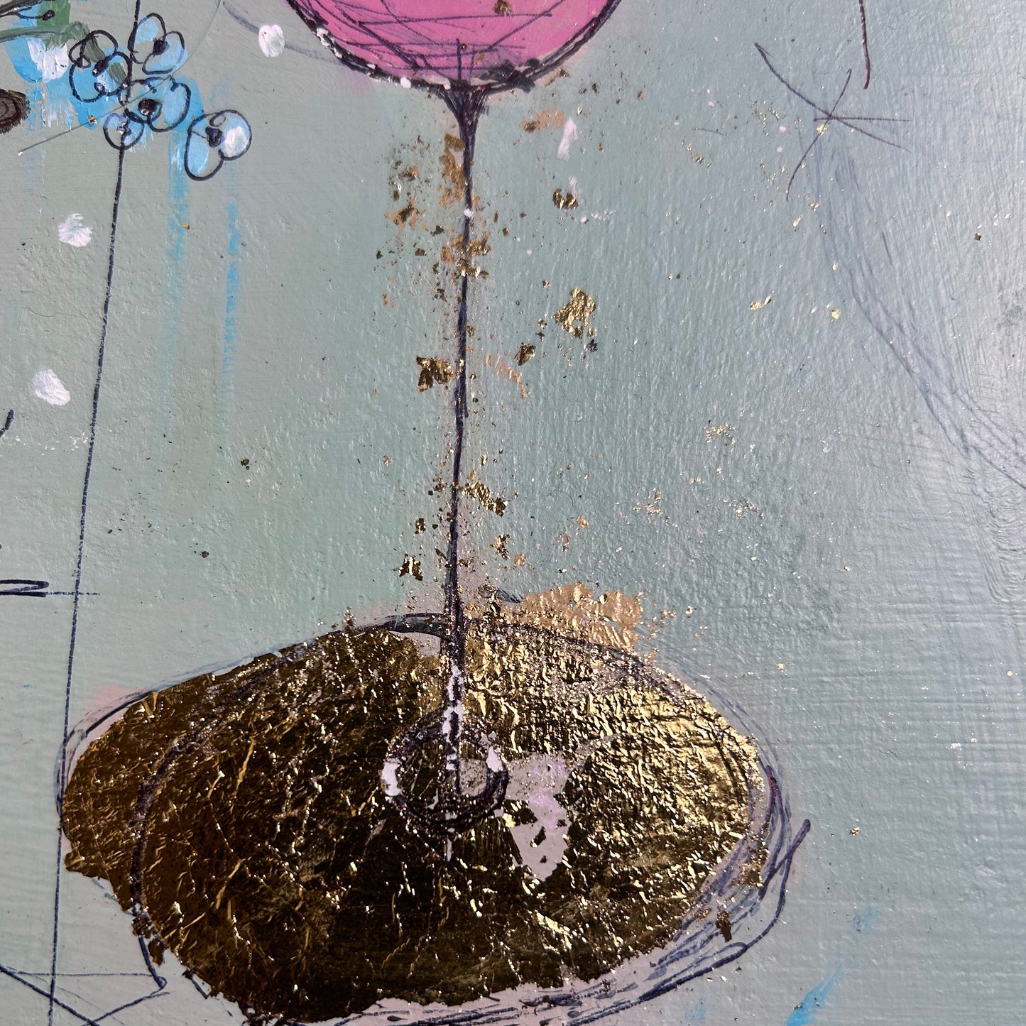 Forget-me-nots and Rose