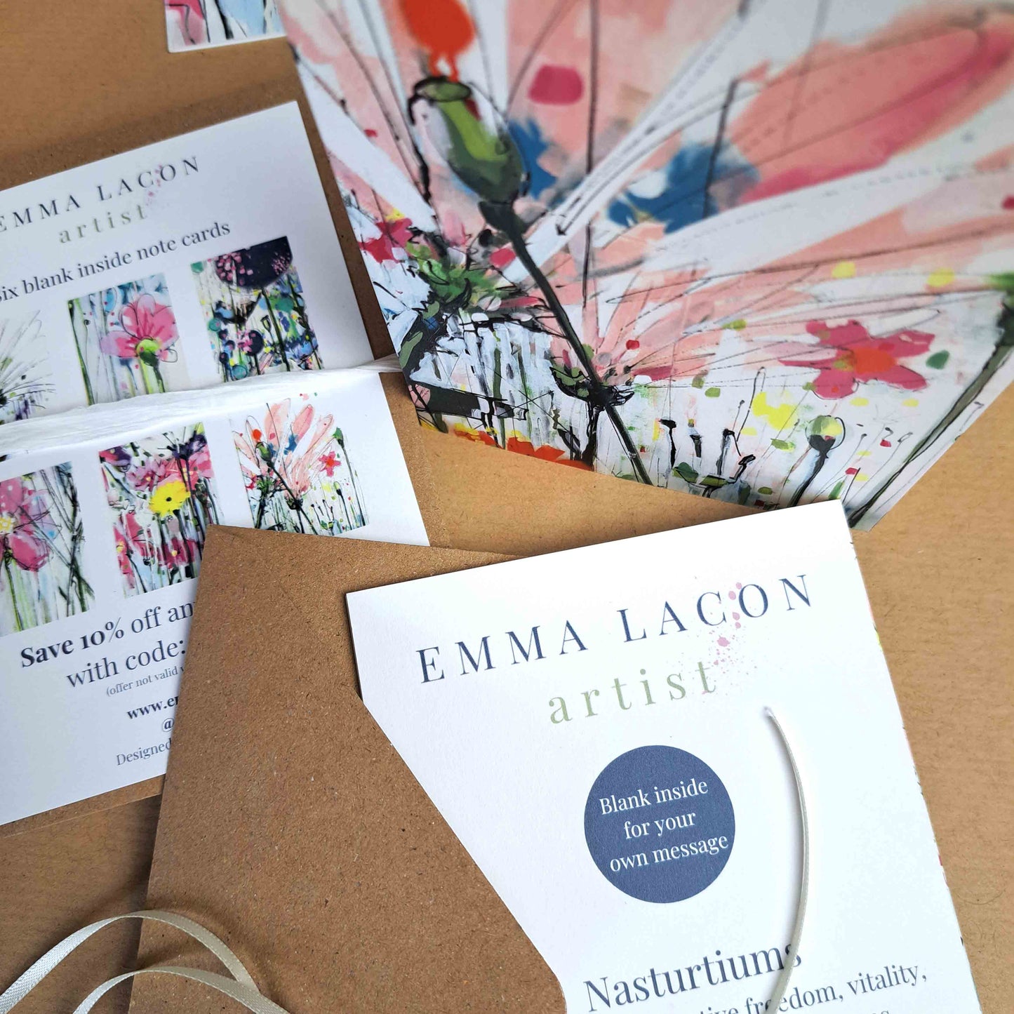 Cheerful flowers - card bundle