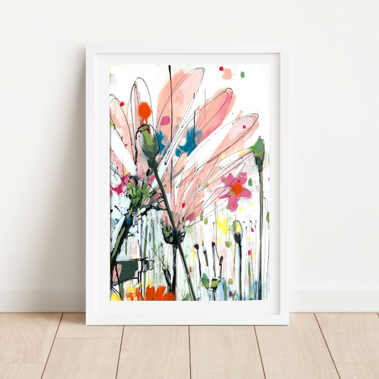 Nasturtiums limited edition print