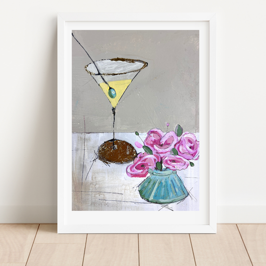 Martini and Peonies