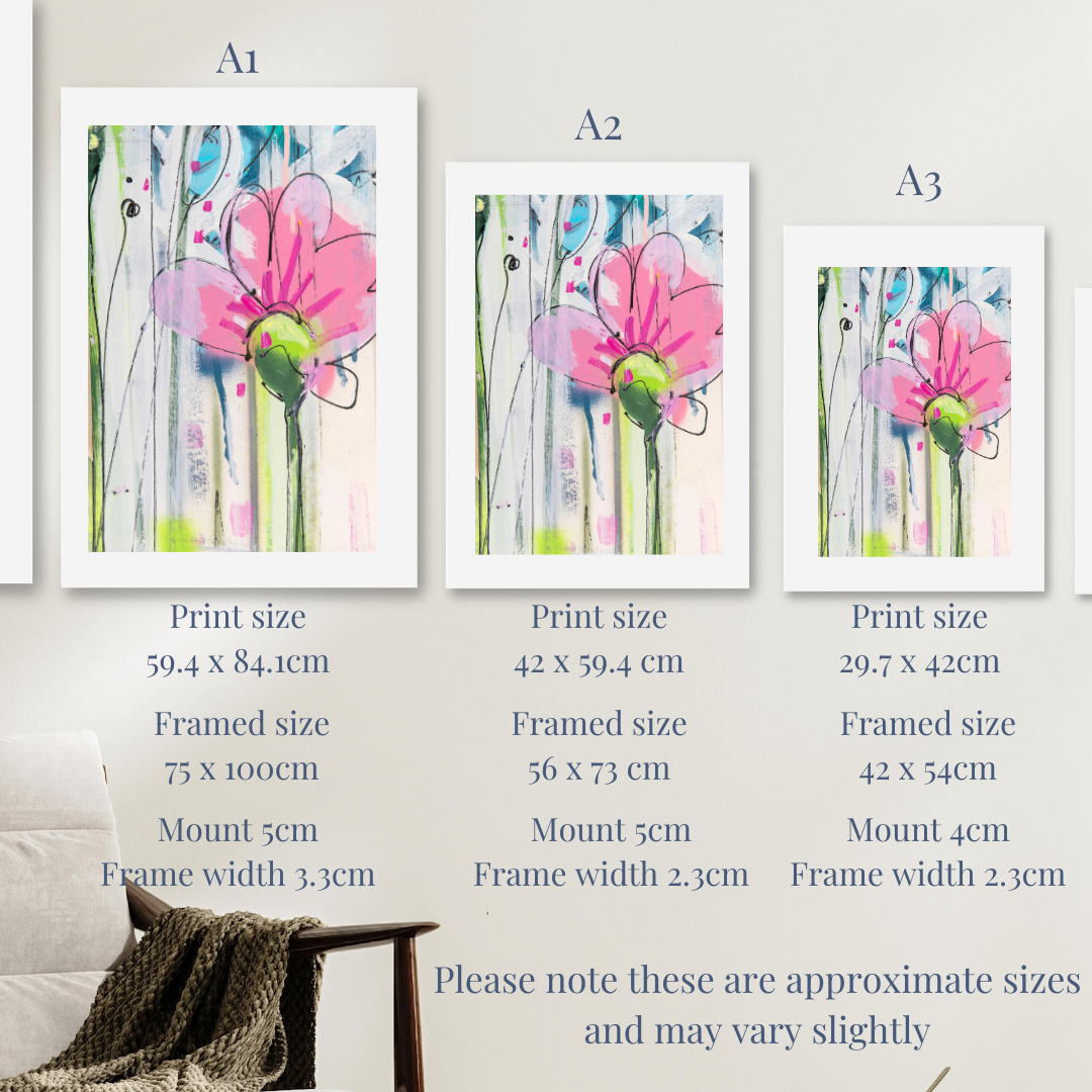 Pink Anemone 1 limited edition print