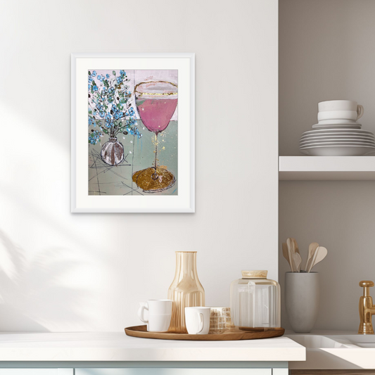 Forget-me-nots and Rose