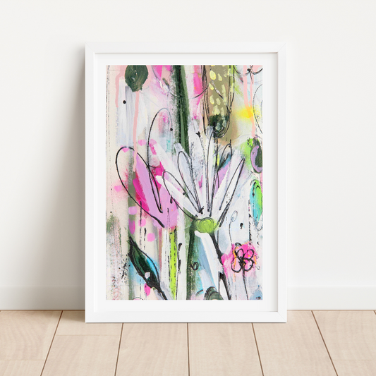 Pink Anemone 3 limited edition print