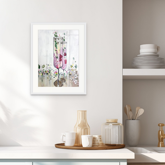 Champagne Cocktails and Spring garlands