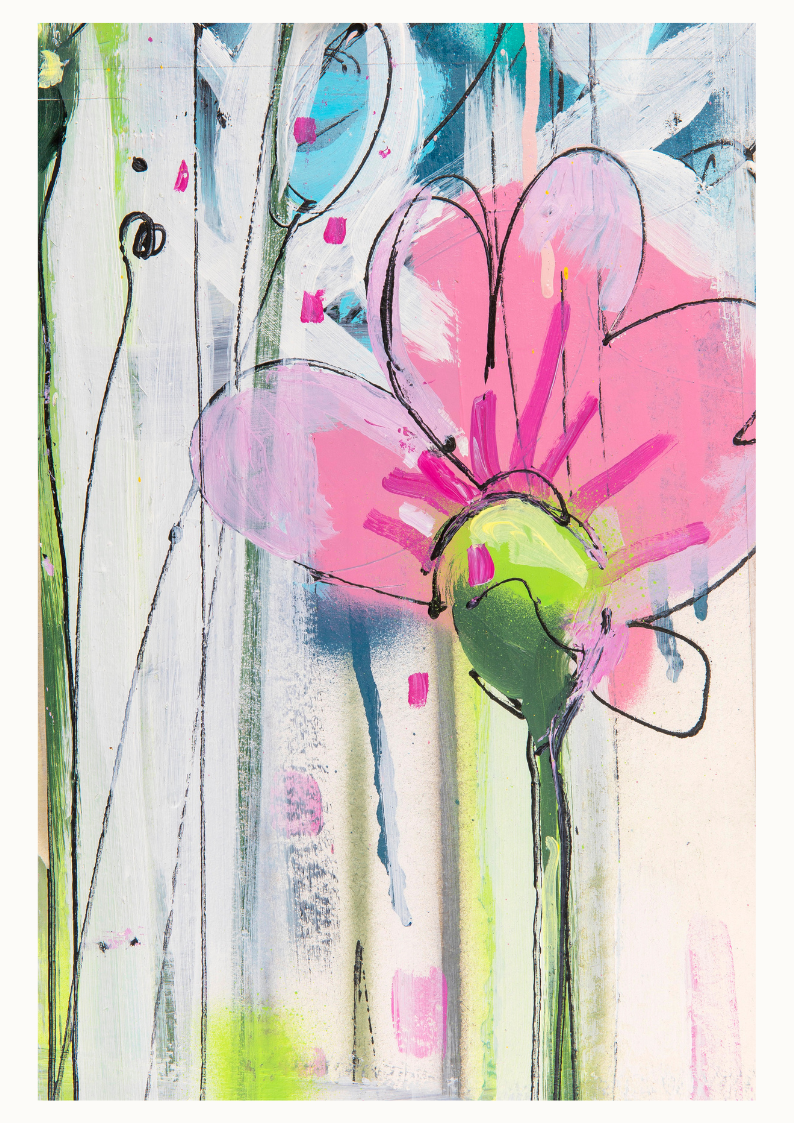 Pink Anemone 1 limited edition print
