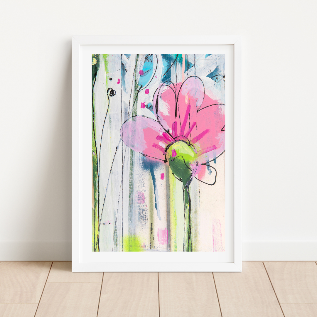 Pink Anemone 1 limited edition print