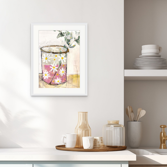 Pink Lemonade, Daisies and Mint