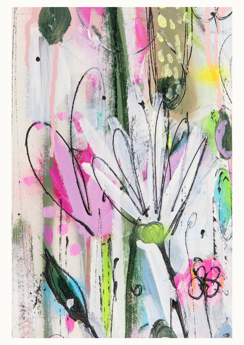 Pink Anemone 3 limited edition print