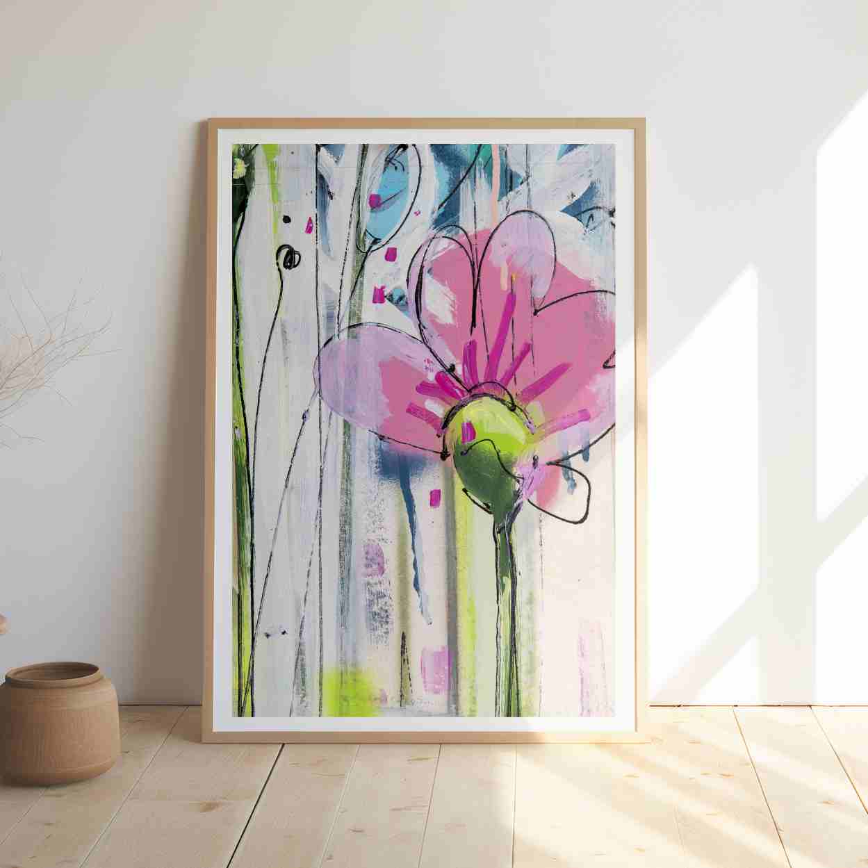 Pink Anemone 1 limited edition print