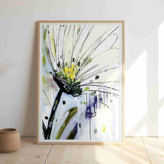 Purple Daisy limited edition print