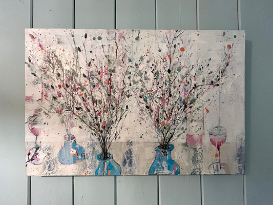 Spring flowers and alfresco Rose