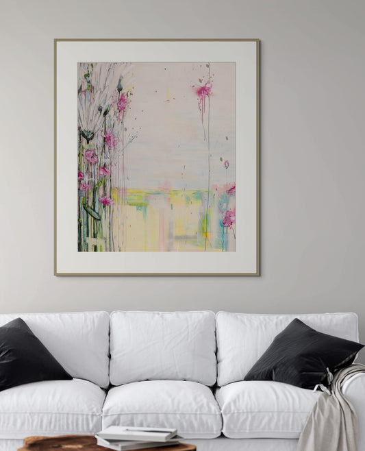 DAISIES AND PINK ANEMONES 3 - SOLD