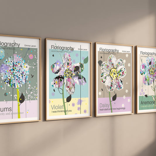 Floriography Posters Wholesale
