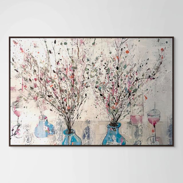 Spring flowers and alfresco Rose