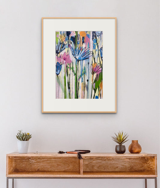 Cornflowers and nasturtiums 2