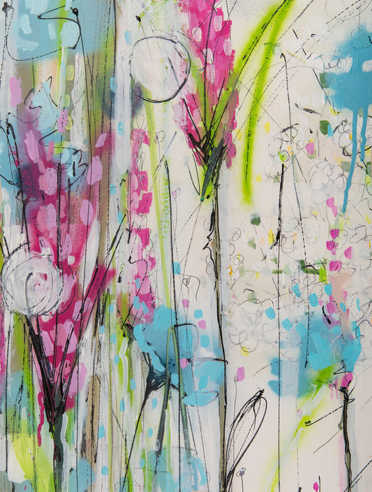 Cornflowers and foxgloves 2