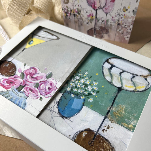 Flowers and Tipples greetings cards