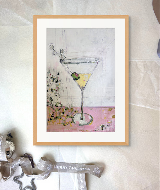 Martini and festive branches