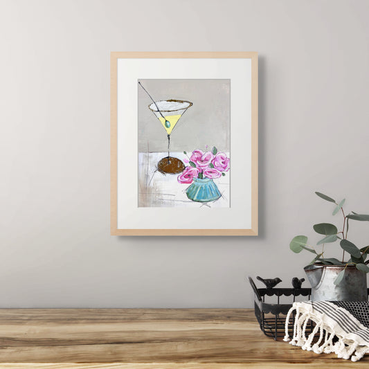 Martini and Peonies