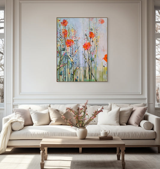 Poppies and wheat
